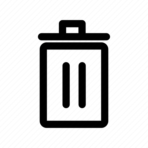 Rubbish bin, rubbish, delete, remove, minus, cancel, bin icon - Download on Iconfinder