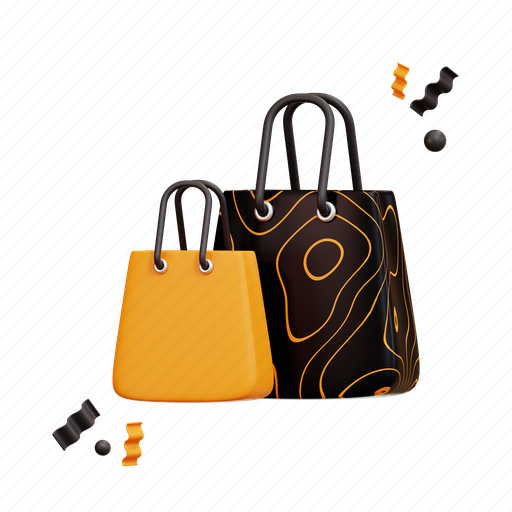 Tote, bag, blank, fabric, textile, market, shopping 3D illustration - Download on Iconfinder