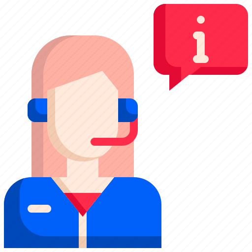 Customer service, customer, information, help, counseling, info, receptionist icon - Download on Iconfinder
