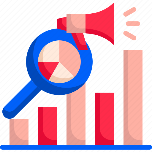 Research, management, graph, statistic, chart, business impact, advertising icon - Download on Iconfinder