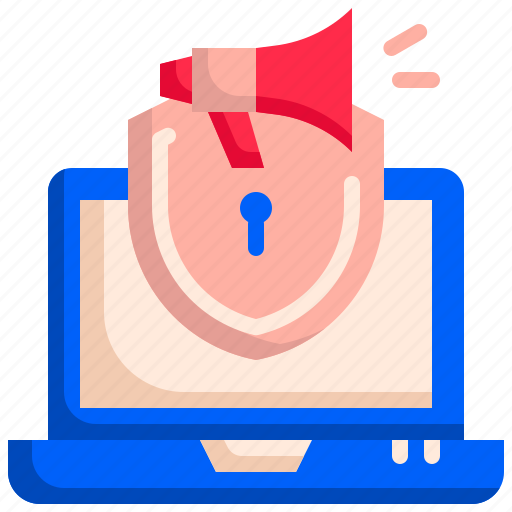 Security, laptop screen, shield, technology, advertising, ecommerce, business and finance icon - Download on Iconfinder