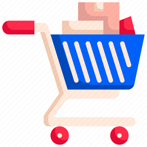Shopping cart, shopping, trolley, market, store, commerce and shopping, supermarket icon - Download on Iconfinder