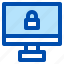 computer security, computer-lock, computer-password, computer-protection, security, computer, lock, secure, padlock 