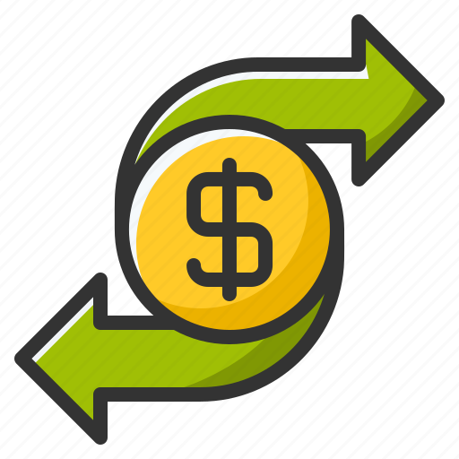 Money transfer, transfer, money, payment, transaction, finance, coin icon - Download on Iconfinder