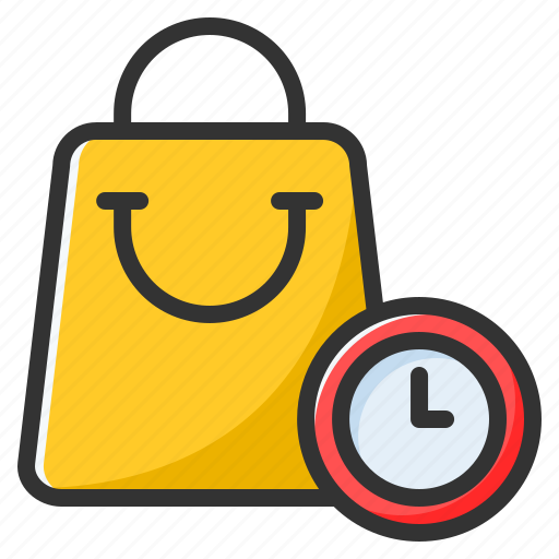 Shopping, time, shopping time, clock, timer, schedule, deadline icon - Download on Iconfinder