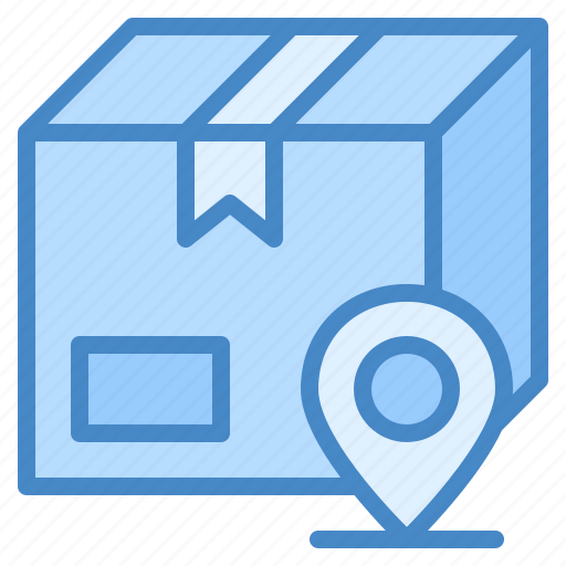 Delivery, location, delivery location, package, shipping, logistics, cargo icon - Download on Iconfinder