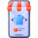 mobile, app, buy, online, commerce, and, shopping, tshirt, transaction, bag, fashion, clothes