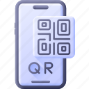 qr, code, scan, smartphone, coding, logistic, shipping, and, delivery, label