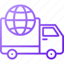 global, shipping, worldwide, distribution, and, delivery, courier, logistics, truck, transportation