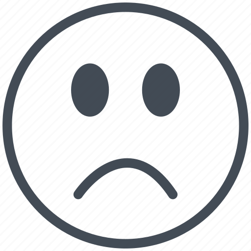 Avatar, emoji, emoticon, expression, face, sad, smiley icon - Download on Iconfinder