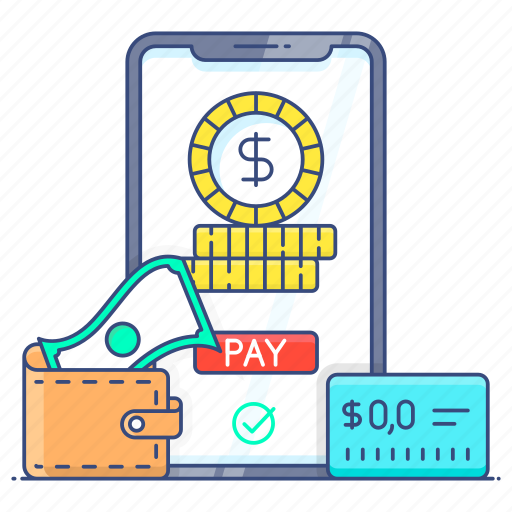Cash wallet, digital payment, mobile money, mobile pay, mobile payment, mobile wallet, payment method icon - Download on Iconfinder
