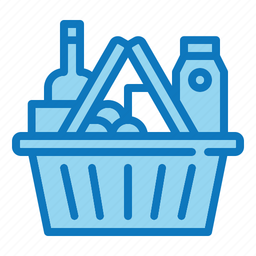 Groceries, basket, cart, bag, ecommerce, market place, shopping icon - Download on Iconfinder