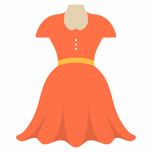 Frock, cloth, fashion, wearing, woman, clothing icon - Download on Iconfinder