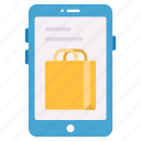 mobile, shopping, cart, buy, app, communication