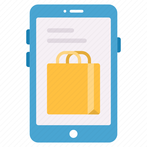 Mobile, shopping, cart, buy, app, communication icon - Download on Iconfinder