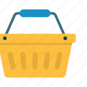 shopping, basket, business, cart, bag