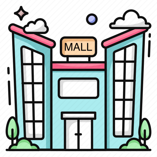 Shopping center, shopping mall, shopping estate, property, commercial building icon - Download on Iconfinder