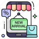 mobile shopping, eshopping, ecommerce, online shopping, mobile new arrival