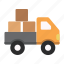 delivery truck, truck, delivery, courier, transport, freedelivery, van, shipping, box 