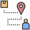 location, wait, parcel, customer, delivery, order tracking 