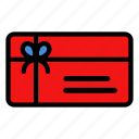 gift, card, package, present, gift card