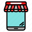 mobile, commerce, ecommerce, cart, shop, business, online