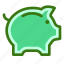 bank, commerce, ecommerce, money, pig, piggy, saving 