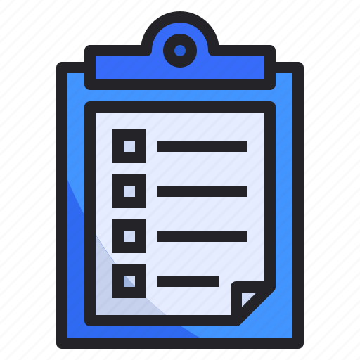 Checklist, clipboard, commerce, ecommerce, list, note, strategy icon - Download on Iconfinder