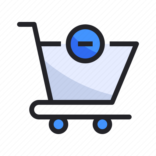 Cart, commerce, delete, ecommerce, minus, shopping, trolley icon - Download on Iconfinder