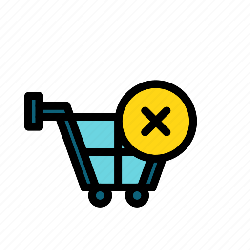 Ecommerce, shopping, transaction, cancel, cart, delete, minus icon - Download on Iconfinder