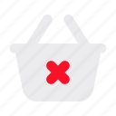 remove, basket, online, store, ecommerce, shopping
