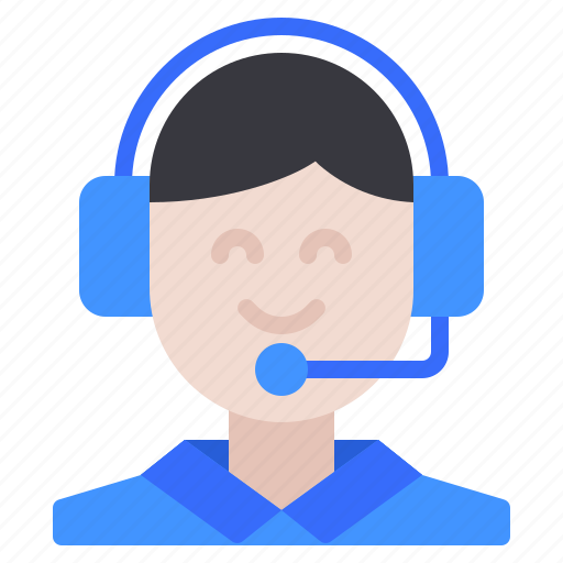 Commerce, customer, ecommerce, girl, headphone, service, support icon - Download on Iconfinder