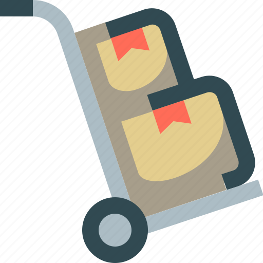 Dolly, trolley, delivery, logistic icon - Download on Iconfinder
