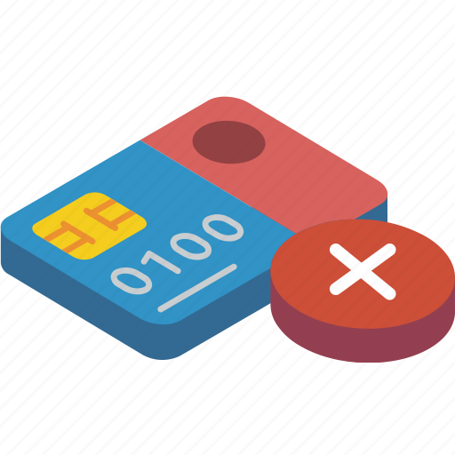 Card, commerce, rejected, sales, shopping icon - Download on Iconfinder