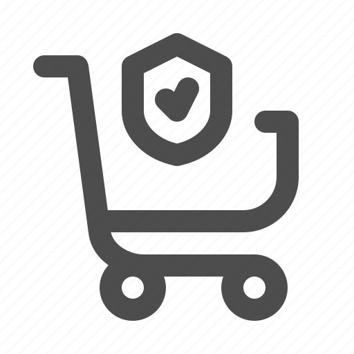 Secure shopping, shopping cart, protected, privacy icon - Download on Iconfinder