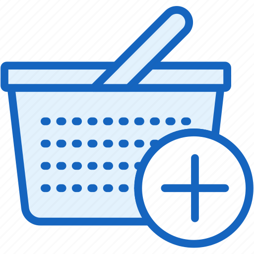 Add, basket, commerce, e, plus icon - Download on Iconfinder
