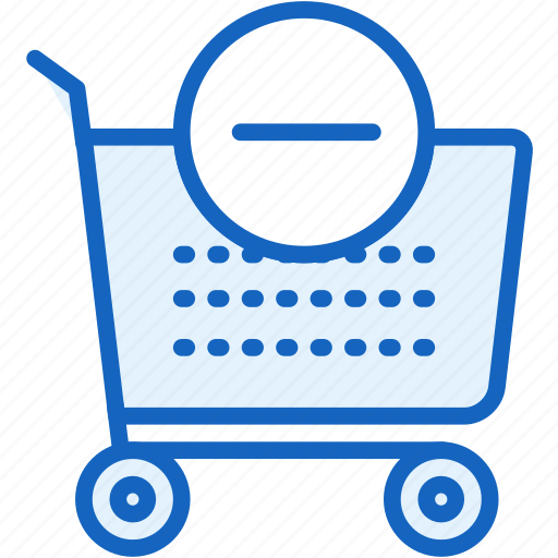 Cart, commerce, e, minus icon - Download on Iconfinder