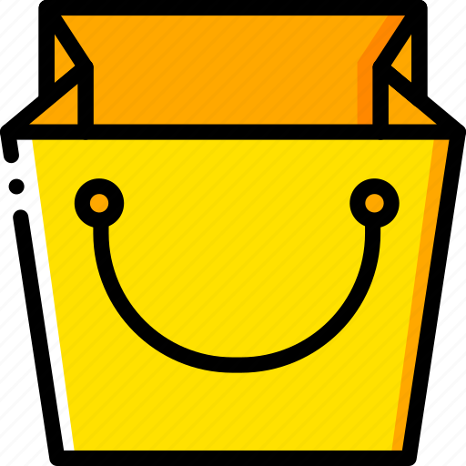 Bag, ecommerce, shopping, yellow icon - Download on Iconfinder