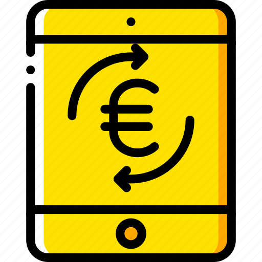 Ecommerce, euro, ipad, mobile, payment, processing icon - Download on Iconfinder