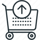 cart, commerce, e, from