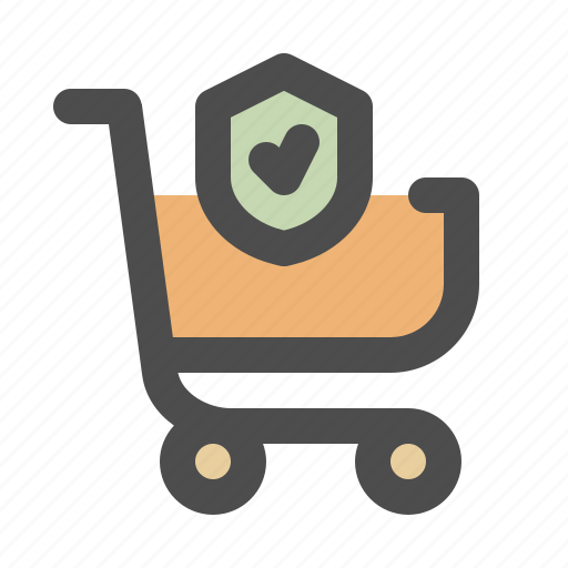 Secure shopping, shopping cart, protected, privacy icon - Download on Iconfinder
