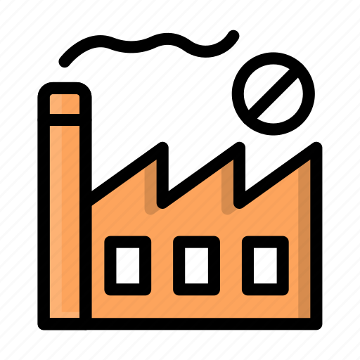 Factory, stop, industry, covid, economic icon - Download on Iconfinder