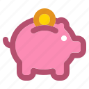 piggy, bank, savings, money