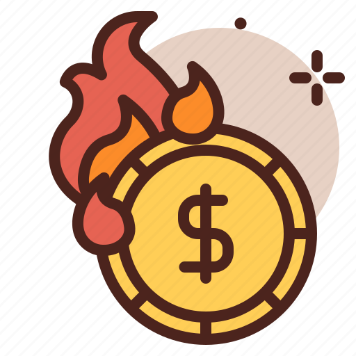 Business, economy, finance, flame, recession icon - Download on Iconfinder