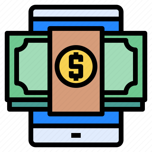 Business, economy, finance, mobile, money, phone icon - Download on Iconfinder