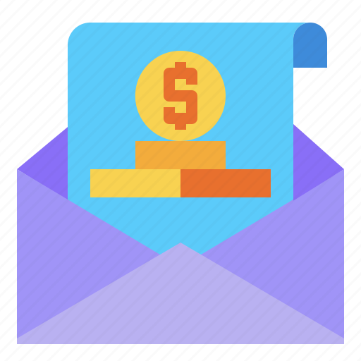 Business, coin, economy, finance, letter, mail, money icon - Download on Iconfinder