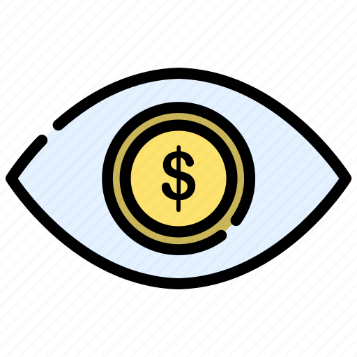 Eye, money, succes, vision icon - Download on Iconfinder