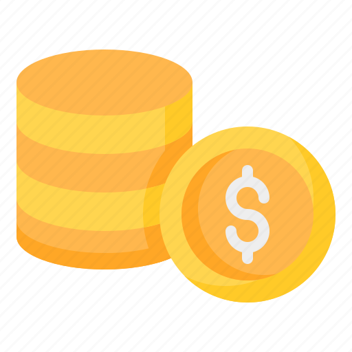 Coin, coin stack, money, dollar, bank, payment, finance icon - Download on Iconfinder