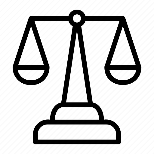 Scale, justice scale, business and finance, miscellaneous, laws, judge, law icon - Download on Iconfinder