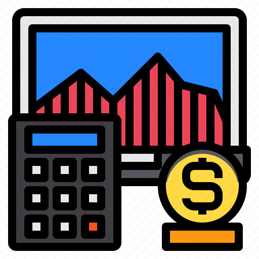 Graph, financial, business, computer, calculator, currency icon - Download on Iconfinder